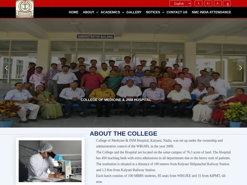 College of Medicine & JNM Hospital